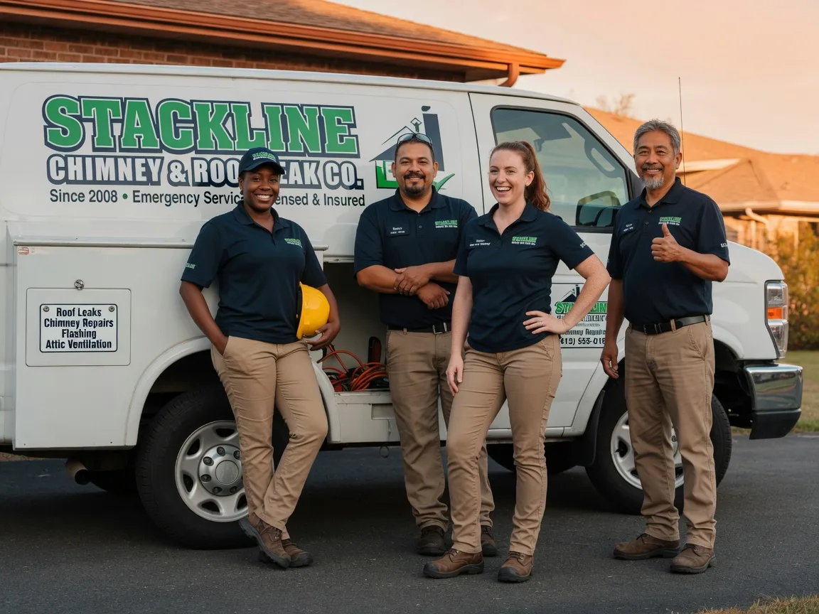 Chimney flashing repair company in Unity, ME